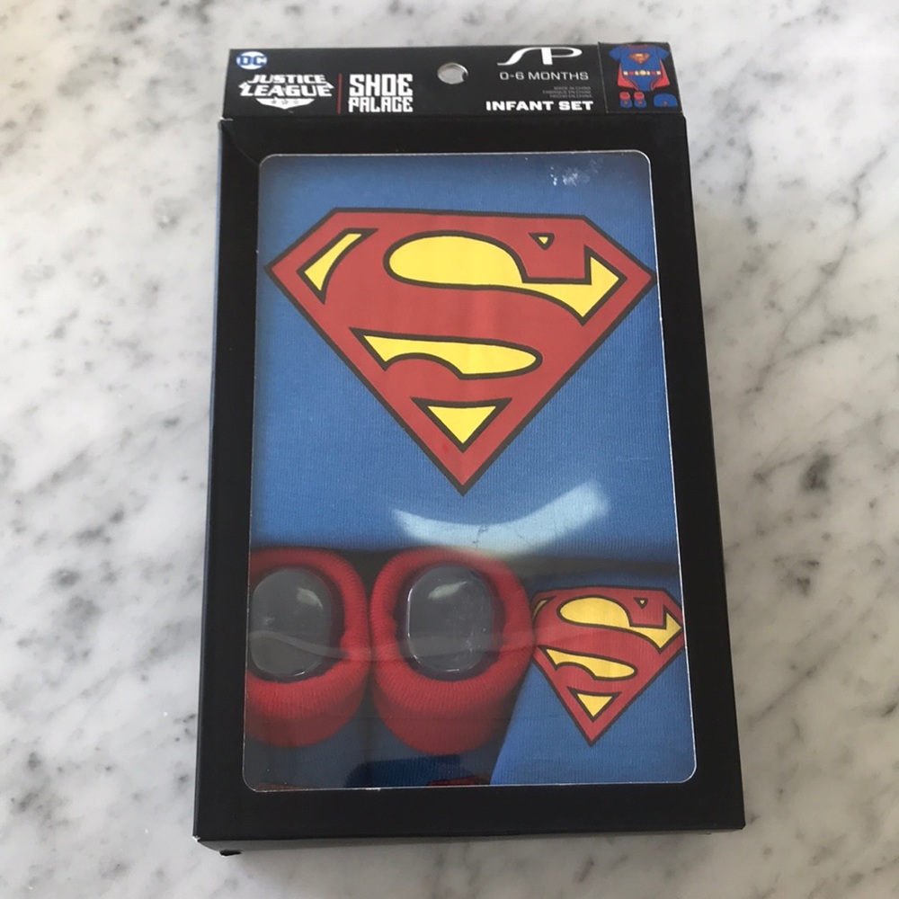 Superman Justice League Infant Set 0-6 Months